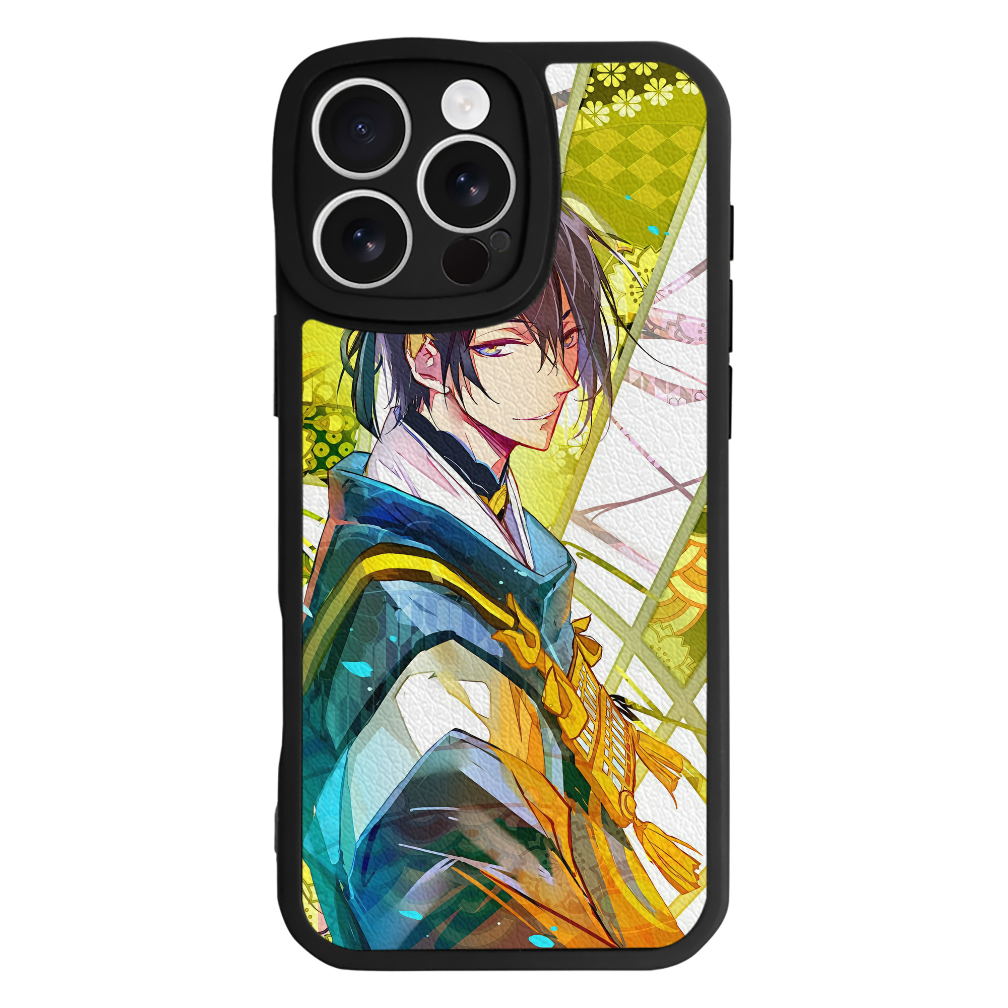 （画像用） 刀剣乱舞 Touken Ranbu 【iPhone 16シリーズ対応】シリコンスマホケース（レザー調） 材質：シリコン